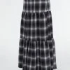 [GIMMETHEYOUNG] FW 21 TIERED MAXI SKIRT / BLACK Best Sellers