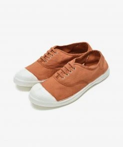 [BENSIMON] Seasonless BENSIMON WOMAN TENNIS LACET - CARAMEL