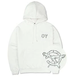 [OY] FW 21 MELTING LOGO HOODIE-WHITE Best Sellers