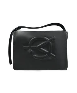 [OY] Seasonless EMBOSS LOGO LEATHER MESSANGER BAG