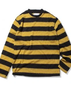 [KING ARCHIVES] FW 21 Mohair Striped Knit (Mustard) Best Sellers