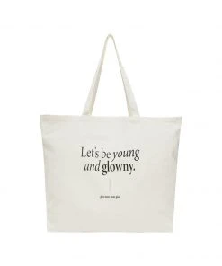 GLOWNG Best Sellers [GLOWNY] Seasonless LET'S BE TOTE - IVORY