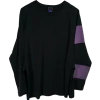 Best Sellers [MPQ] FW 21 Black/purple 1/4 Border Long