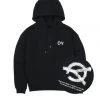 [OY] FW 21 SKETCH LOGO HOODIE-BLACK
