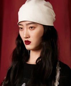 [NACHE] Seasonless LACE DURAG BEANIE_WHITE