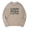 Best Sellers [PHOS333] FW 21 Camp Wildflower Knit Pullover/Linen