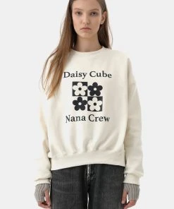 [NANA CREW] FW 21 DAISY CUBE SWEATSHIRT - IVORY