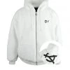 Best Sellers [OY] Winter 21 LOGO FUR HOODIE JACKET-WHITE