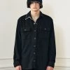 [LECYTO] Winter 21 SOMCK WOOL GOLGI SHIRTS_[BLACK]