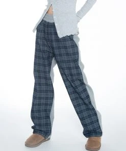 [SETUP EXE] FW 21 Check Denim Half Sweatpants [Denim/Melange Gray]