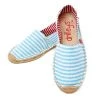 [DRILLEYS] Seasonless Espardew Chambray Blue Wide Stripe Woman260mm(39)