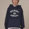 [MIDNIGHT MOVE] FW 21 Turn Hood (navy)