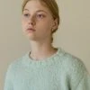 [STEP AROUND] FW 21 [ITALY] FINE ALPACA CROP TOP_MINT Best Sellers
