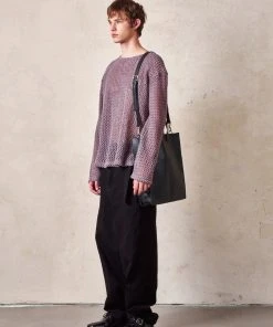 Best Sellers [DWSCOMPANY] Winter 21 Net Knit Pullover (Gray)