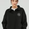 Best Sellers [CRUMP] FW 21 Classic Circle Logo Collar Sweatshirt (CT0335)