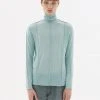 [LECYTO] FW 21 INSIDE-OUT WOOL TURTLENECK_[S.BLUE]