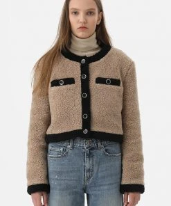 [NANA CREW] FW 21 HEAVY SHEARLING JACKET - BEIGE Best Sellers