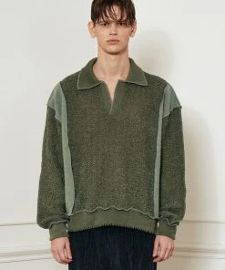 [LECYTO] Winter 21 INSIDE-OUT SOMCK WOOL KNIT PK_[GREEN] Best Sellers