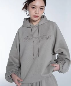 Best Sellers [SETUP EXE] Winter 21 Rose Logo Raglan Hoodie [Mocha]