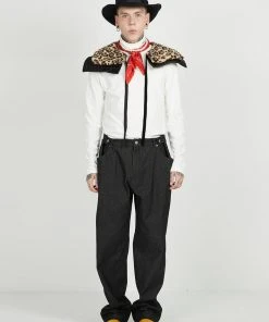 Best Sellers [FM91.02] FW 21 TEDDY SAILOR CAPE_Leopard