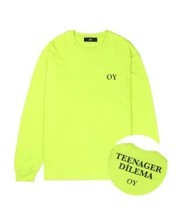 Best Sellers [OY] FW 21 THEME LOGO T-NEON GREEN