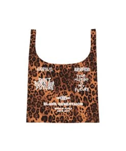 [AJO BY AJO] Seasonless Leopard Grocery Bag [Orange]