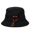 [SLEEPY SLIP] Seasonless 183; PATCH BLACK BUCKET HAT SLEEPYS SLIP