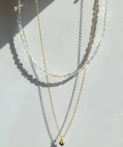 [LOMBRILLANT] Seasonless Heart Silver 925 Necklace (SET) L'OMBRILLANT