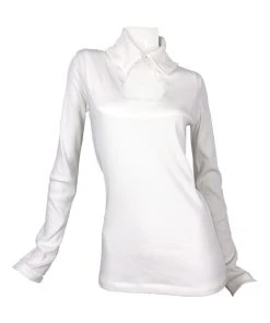 [CODE SHION] Winter 21 Front Slit High Neck Top [white] Best Sellers