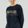 [CRUMP] Winter 21 Value Life Logo Sweatshirt (CT0343-1)