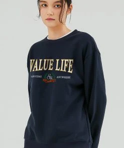 [CRUMP] Winter 21 Value Life Logo Sweatshirt (CT0343-1)