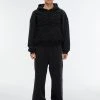 [GIMMETHEYOUNG] FW 21 SHRRING SWEAT HOODY_21FW(L) / BLACK Best Sellers