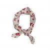 [BUTTERFLIES IN STUMMY] Seasonless Flower Scarf (red)
