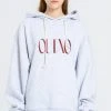 [OUTXO] Winter 21 Outxo Logo Hoodie Gray