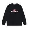 Best Sellers [DUCKDIVE] FW 21 DLink Logo Long Sleeve T-shirt Black