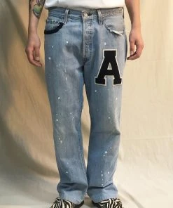 [KING ARCHIVES] FW 21 A-Logo Denim Pants 006