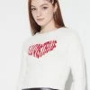 Best Sellers [LUV IS TRUE] Winter 21 HEART LOGO KNIT(IVORY)