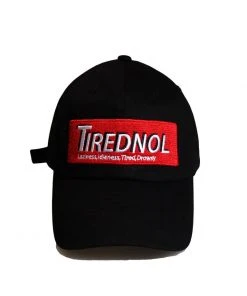 [SLEEPY SLIP] Seasonless TIREDNOL BOX BLACK BALL CAP