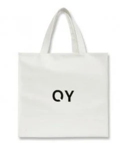 [OY] Seasonless LOGO LEATHER SHOPPER BAG-WHITE