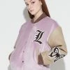 [LUV IS TRUE] Winter 21 STADIUM JACKET(PURPLE)