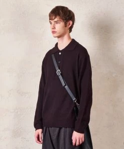 Best Sellers [DWSCOMPANY] Winter 21 A Drizzle Knit Collar Sweater