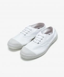 Best Sellers [BENSIMON] Seasonless TENNIS WOMAN LACET - WHITE