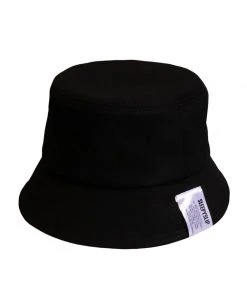 [SLEEPY SLIP] Seasonless 19LABEL BLACK BUCKET HAT