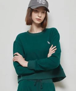 [LUV IS TRUE] Winter 21 LOGO CROP MTM(GREEN)