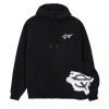 [OY] Winter 21 PAINT LOGO HOODIE-BLACK Best Sellers