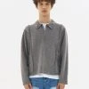 [LECYTO] FW 21 INSIDE-OUT KNIT PK_[GRAY] Best Sellers