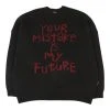 [AJO BY AJO] FW 21 Oversized (20) Slogan Wool Knit Sweater [Black]