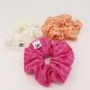 [BUTTERFLIES IN STUMMY] Seasonless Fuzzy Scrunchies_white
