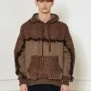 [LECYTO] Winter 21 INSIDE-OUT TASSEL WOOL KNIT HOOD_[BROWN]