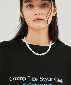 [CRUMP] FW 21 Two-tone Lifestyle Club Sweatshirt (CT0333)